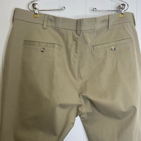 Care 301 Men’s 42 X 32 Tan Khaki Dress Pants Relaxed Fit Casual Stretch - Picture 12 of 15